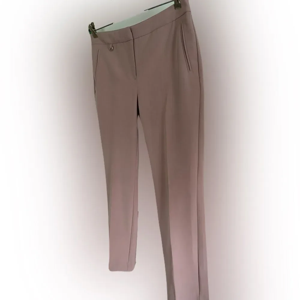 Adrianna Papell Millennium Kate Fit Trousers, Light Mauve, Size 8, EUC - Picture 4 of 11
